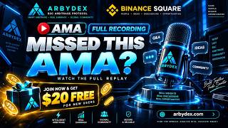 MISSED THIS AMA 🔥 ARBYDEX Full AMA Replay | Binance Square #arbydex News
