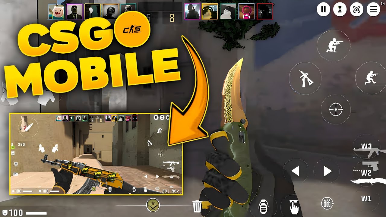 CS:GO Mobile Mod From CS 1.6 - Gameplay & Share For Android #cs16 #csgo ...