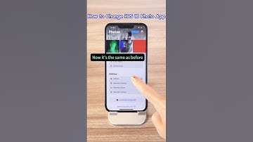 How to Change the iOS 18 Photos App to the old version? Fix iOS 18 Photos App #ios18 #iphonetips