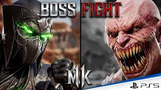 Mortal Kombat 1: Baraka Boss Fight 🔥 | Tarkatan Colony | Season of the Cryomancer | MK1 PS5