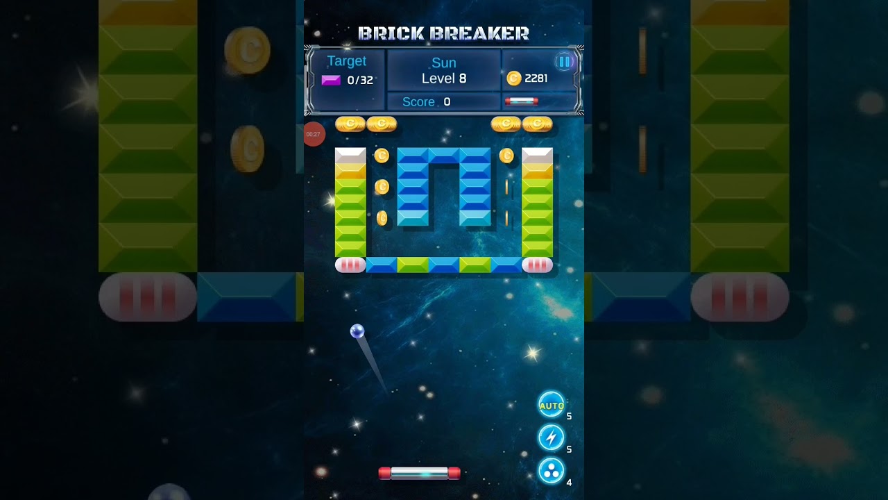 bricks break game # famous game # YouTube AF smart games