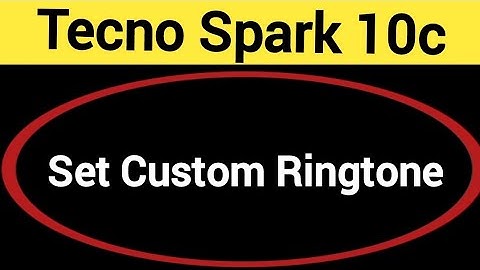 How to set custom ringtone, Tecno Spark 10c me song ringtone Kaise lagaya
