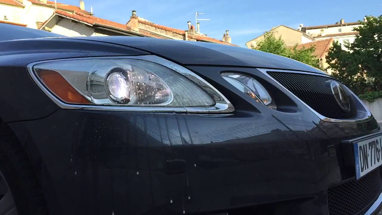 Slowmo Headlamp washer Lexus GS300 YouTube