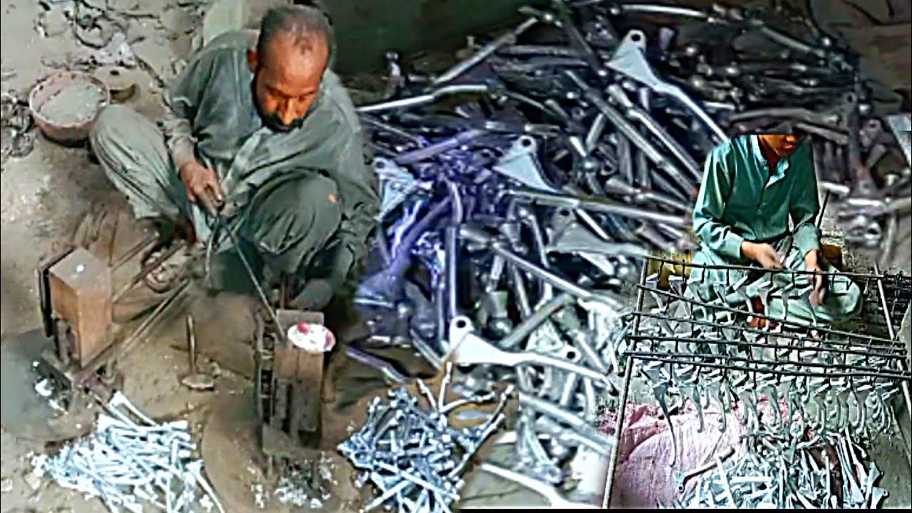 Wonderful process of making motorcycle clutch and brake lever In Local