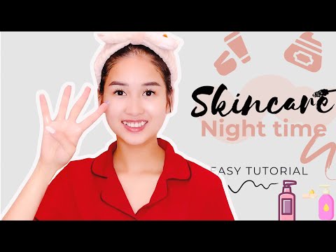 Các Bước Chăm Sóc Da Ban Đêm-Night time Skincare Routine| HaUnOfficial#beauty #makeup #HaUnOffical