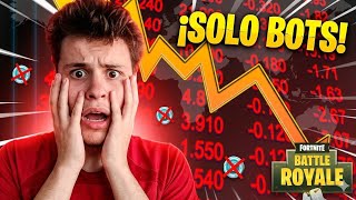 ¿FORTNITE MURIÓ? ENTRO A UNA PARTIDA Y SOLO BOTS ¿SE PODRA RECUPERAR DE ESTA?