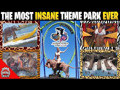 The Most INSANE Theme Park EVER: Marine World Africa USA