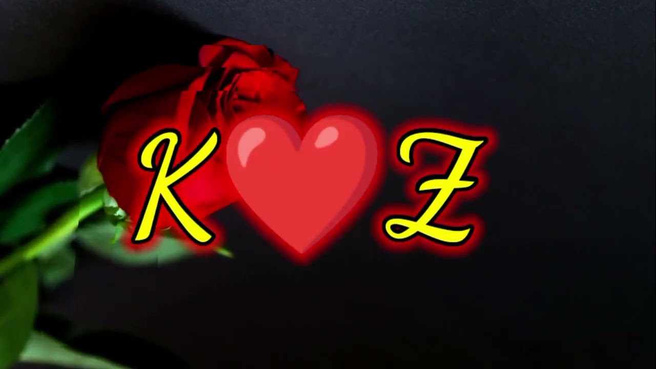 K love Z 💕 letter whatsapp status video download - YouTube