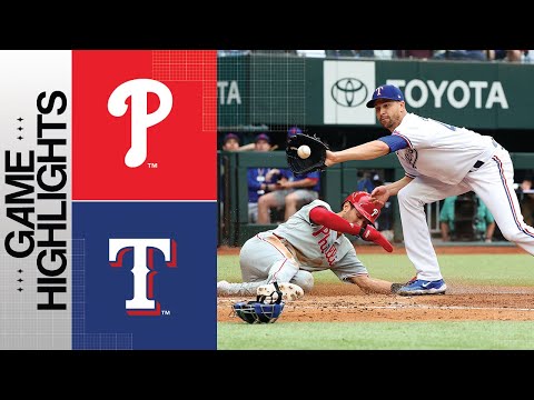 Phillies vs. Rangers