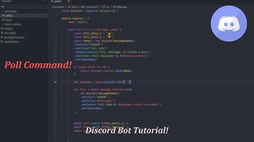 Discord.js | Poll Command