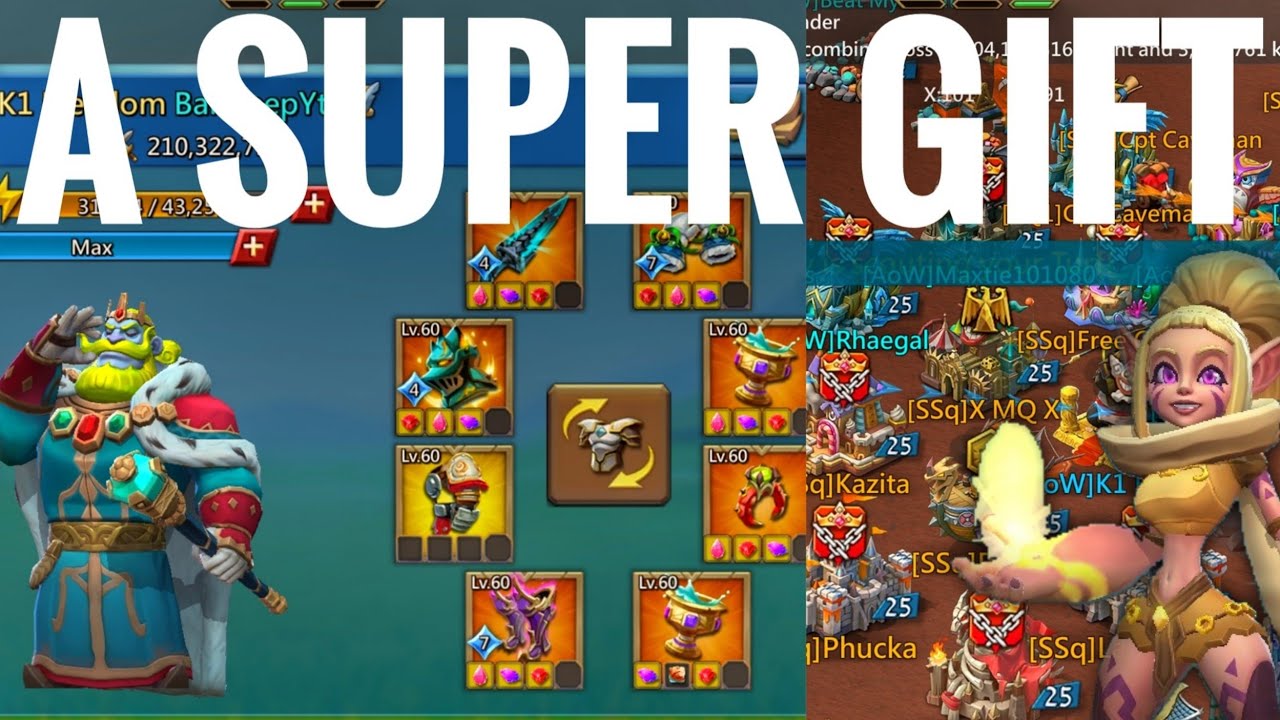 LET'S BUILD A SUPER TRAP! - FULL MYTHIC T5 ACCOUNT VS SSQ FAM DOUBLE! - Lords Mobile