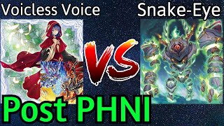 Voiceless Voice Vs Snake-Eye Post Phni Yu-Gi-Oh