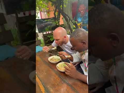 🇬🇾 Guyanese METEMGEE in Guyana Street Food Market! #shorts