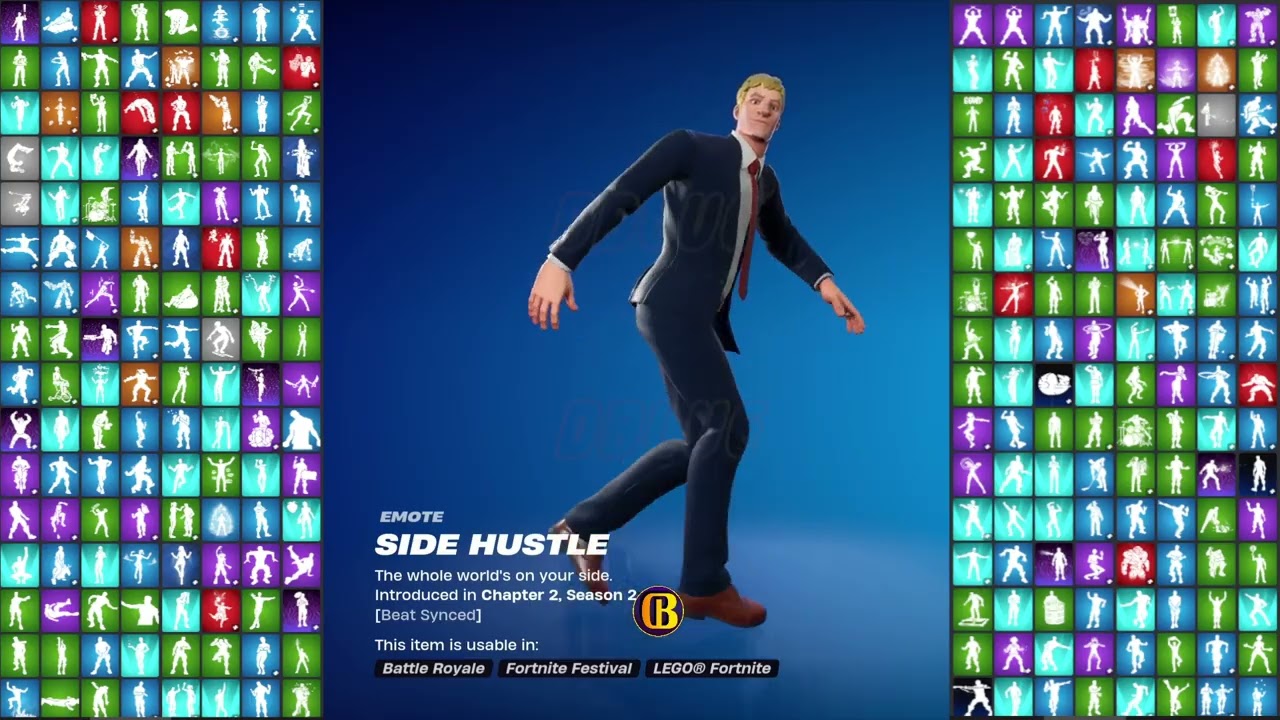 Top 100 Emotes Featuring Agent Jones Character - Fortnite