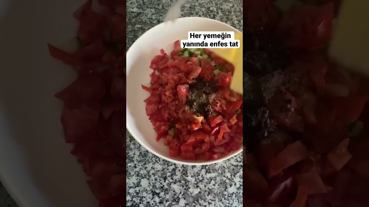 Biz çok seviyoruz???? #salataçeşitleri #salata #çobansalata #yemek #yemektarifi #mutfağımdakitadlar#ev