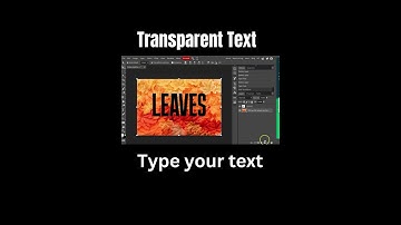 How to Create Transparent Text in Photopea lPhotopea tutorial   l easy canva