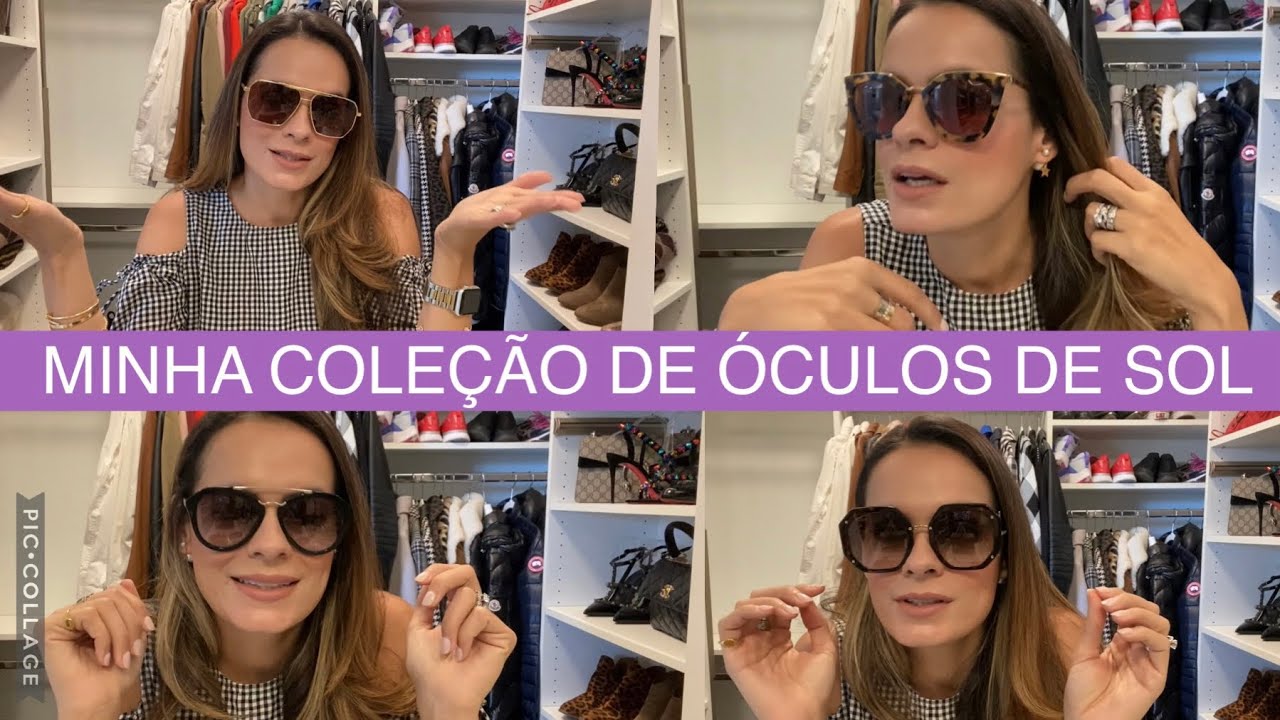 Minha coleção de óculos de sol! Prada | Dior | Celine | Chloe