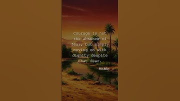 Courage is not the absence of fear, but simply moving on wit #Stoicism #stoic #quotes #motivation
