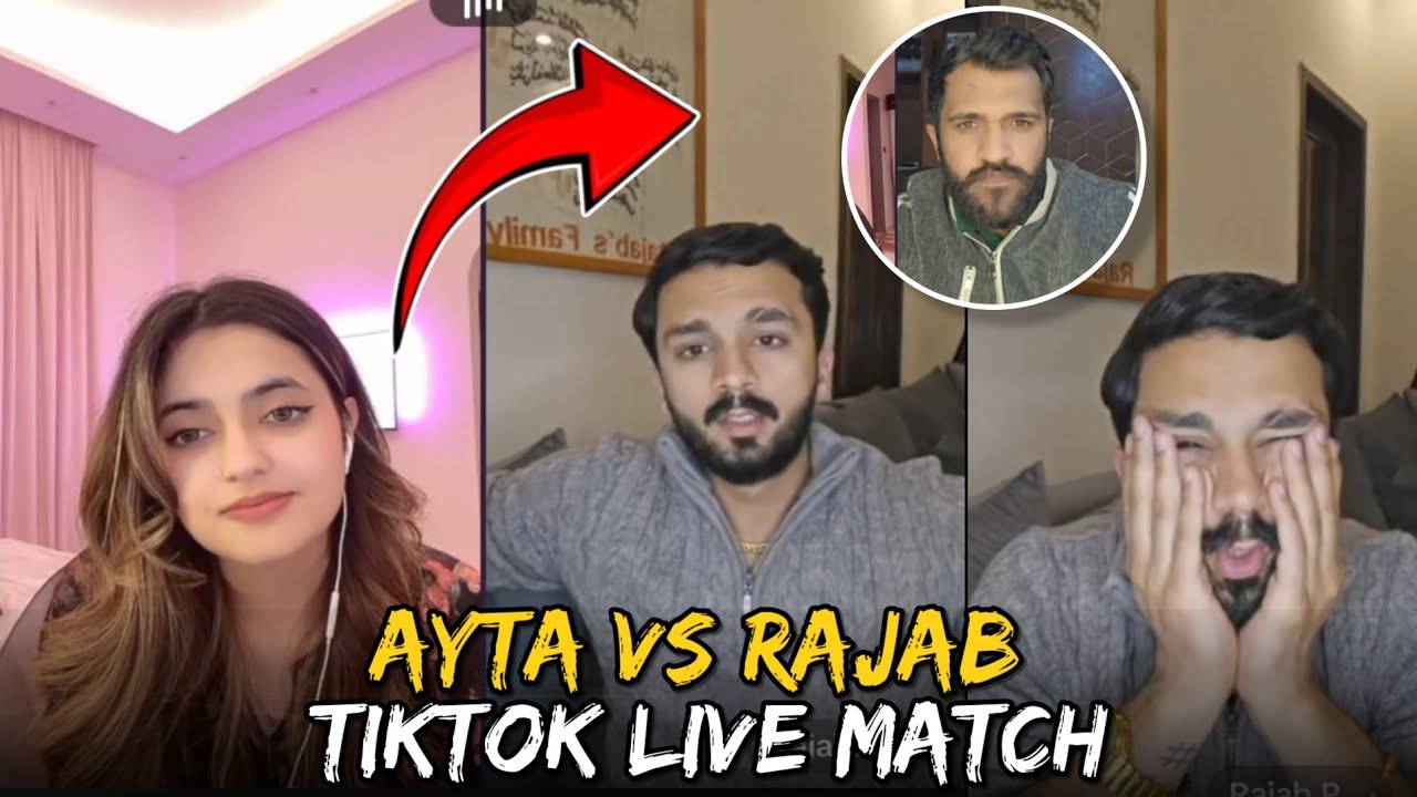 16 January 2025  | Ayat vs Rajab Butt & Man Doger 😊 Tiktok Live Match