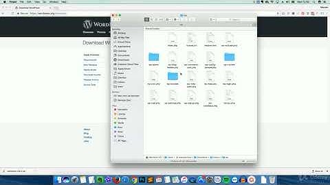 Convert a one page HTML5 Template to a WordPress Theme : Installing WordPress