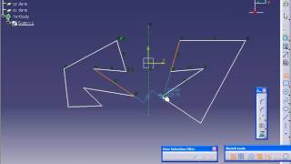 CATIA V5 Tutorial - Mirror Sketch [24]