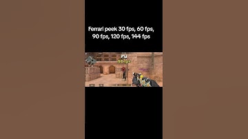 Ferrari peek 30 fps, 60 fps, 90 fps, 120 fps, 144 fps #standoff2 #foryou #games #gaming #onne #viral