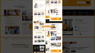 Sapruin - Home Services Website Template #creativewebsite #websitetemplate #design