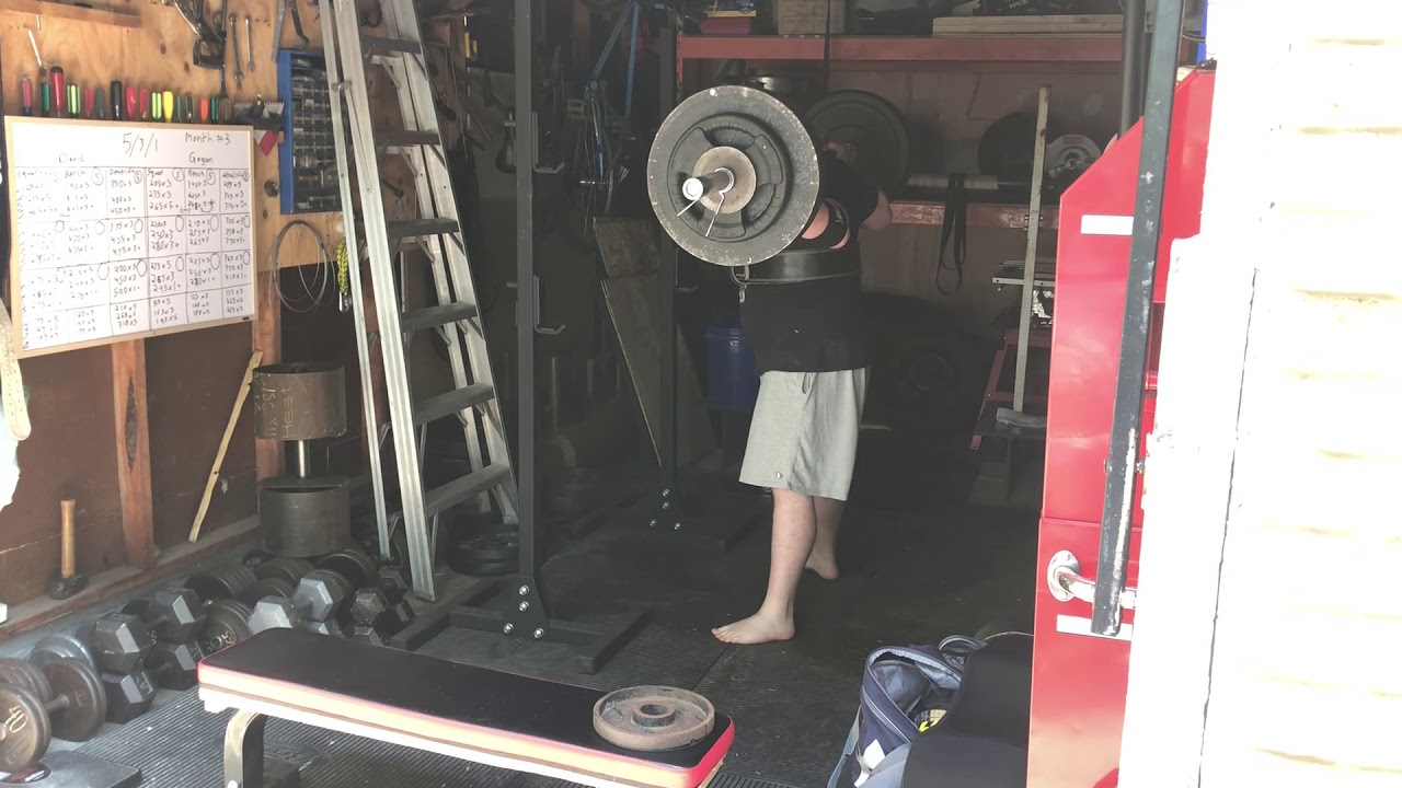 Pause Squats 280 lbs x 3 (127 kg) YouTube