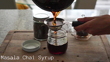 Masala Chai Syrup - Chai Concentrate Recipe