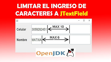 Limitar el ingreso de caracteres en un campo de texto JTextField en JAVA