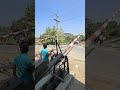Manually railgate barrier Down | #sorts #safety #railgate #train