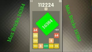 2048 Bricks High Score 131032 Max Bricks-16384 screenshot 5