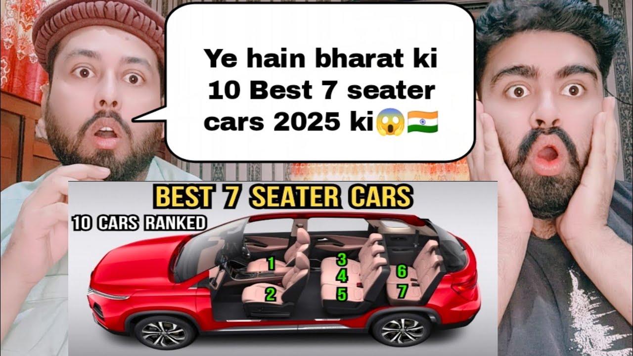 Top 10 Best 7 Seater Best Cars In India In 2025 | Pakistani Reaction 