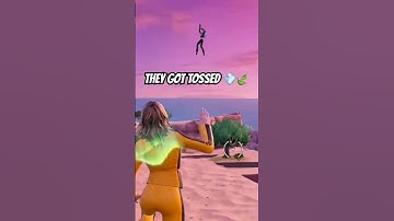 😭 LOL SORRY to this person, I found a new throwing tech??? #fortnite #newseason #downed #throw #fn