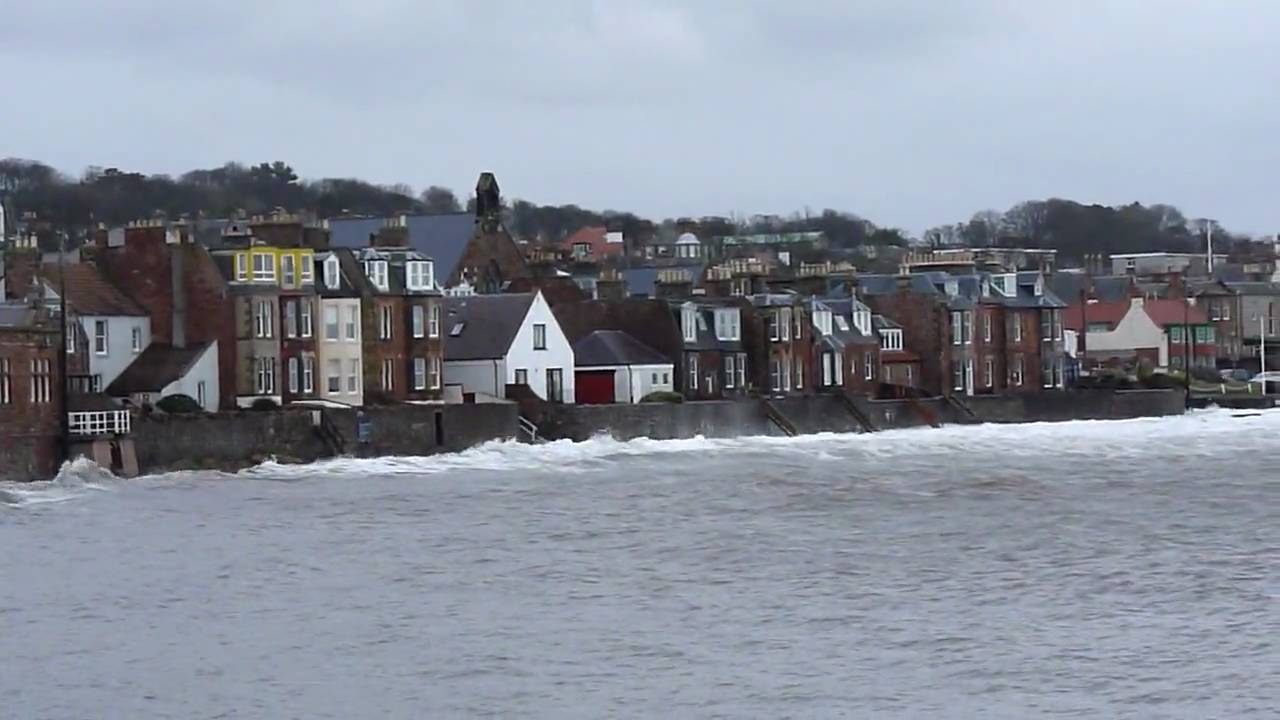 High tide North Berwick YouTube