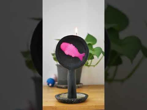 cooking fish curry Candle modeling #shorts #shortsvideo #diy #candle