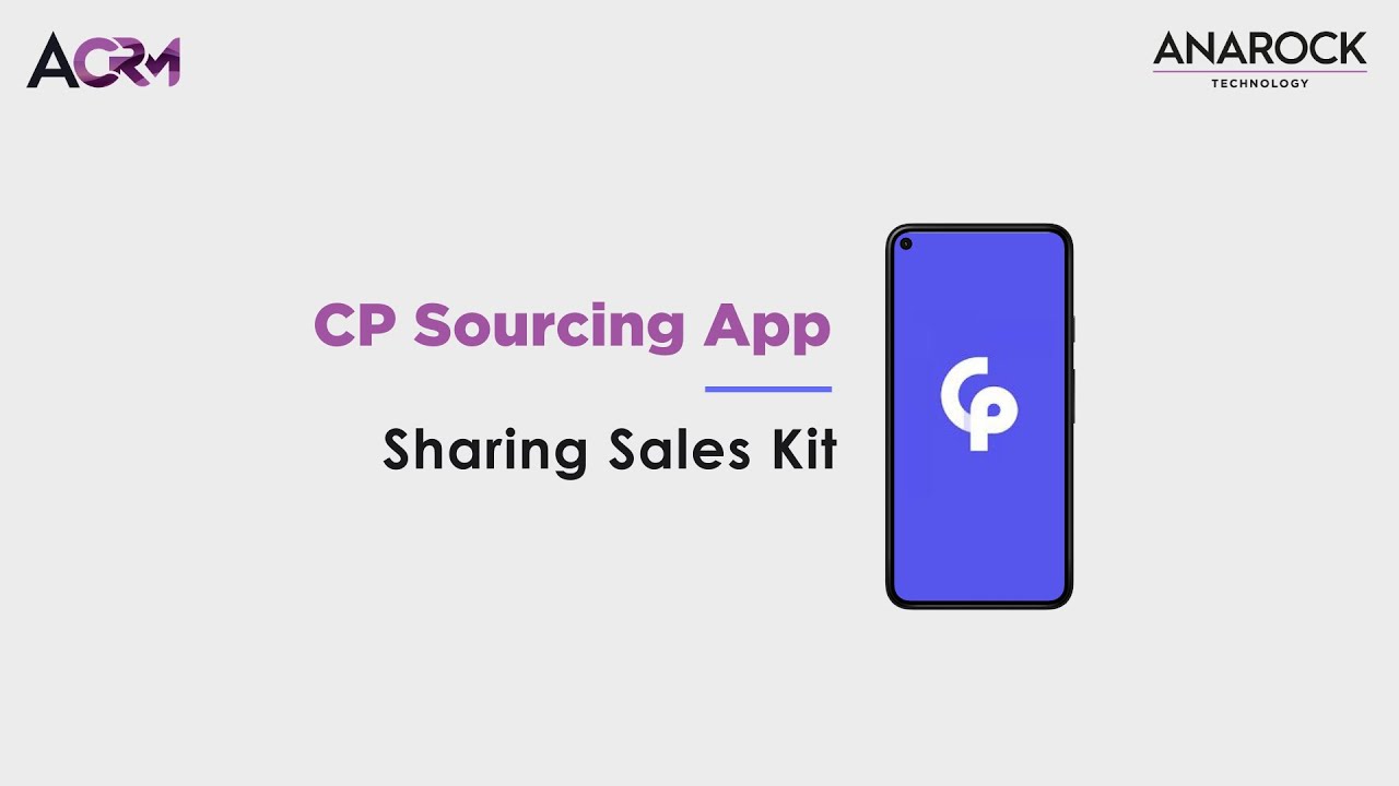 CP Sourcing App - Sales Kit