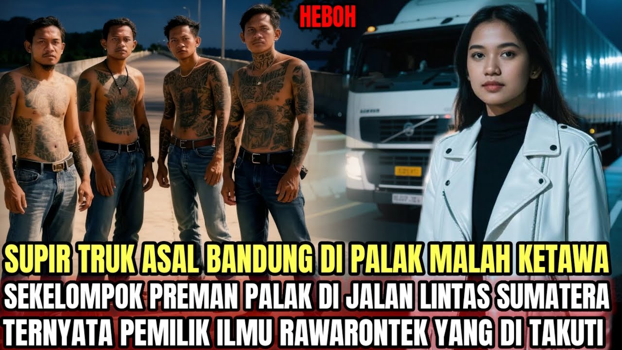 HEBOH 🔴 SUPIR CANTIK RAWARONTEK SINGKIRKAN PREMAN LINTAS SUMATERA YANG MERESAHKAN PARA SUPIR