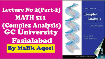 Complex analysis lecture 2 - complex analysis complete course||lecture-2|| csir net,gate,msc,bsc