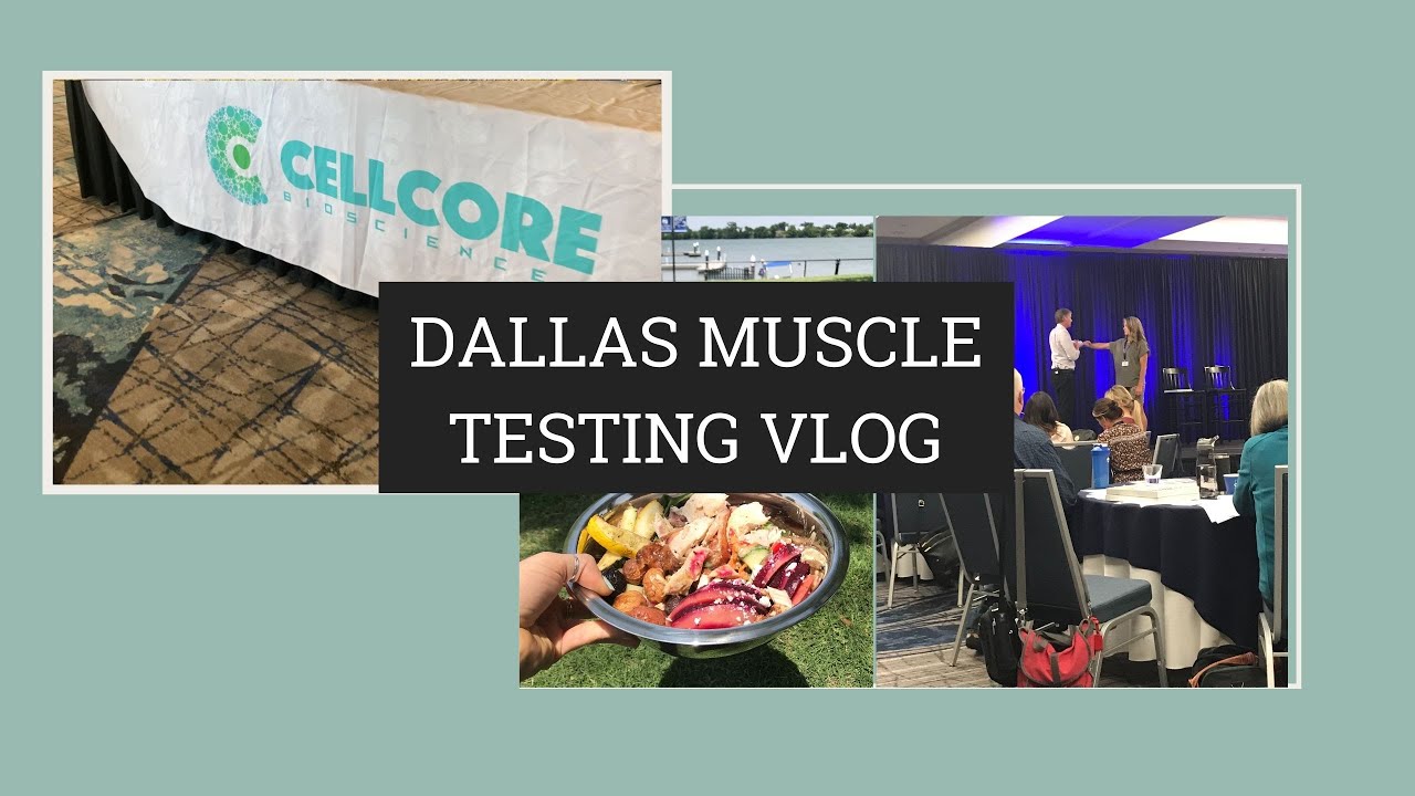 VLOG Dallas, Tx CellCore muscle testing conference // Watch til end for ...