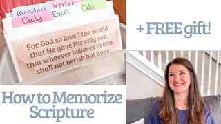 Celebrity How to Memorize Scripture the EASY way | Scripture Memory System Wealth