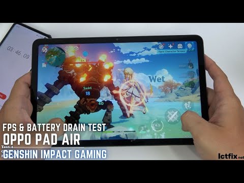 Oppo Pad Air Genshin Impact Gaming test | Snapdragon 680, 4GB RAM