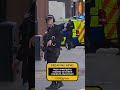 Armed police cordon, on Manchester city centre street