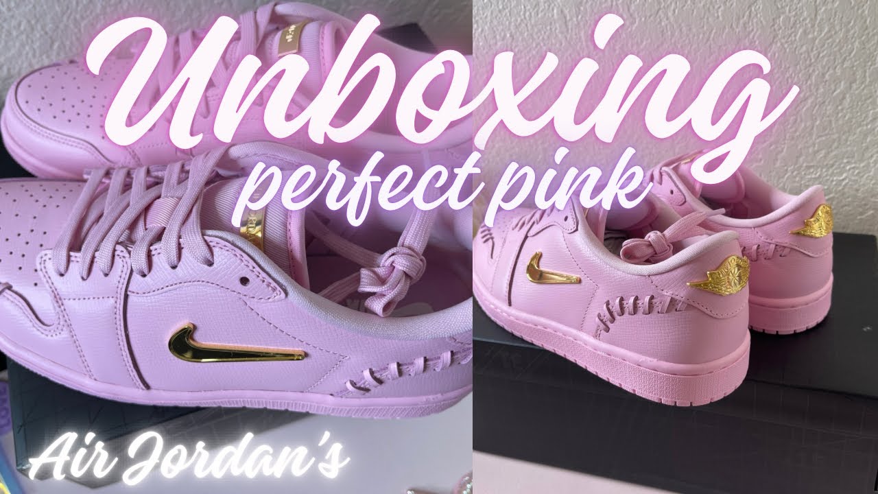 ☆NIKE☆Jordan 1 Low Method of Make V3☆Pink UNBOXING Air Jordan 1 Low Method of Make perfect pink - YouTube