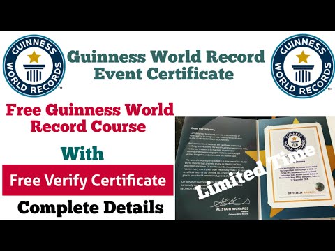 Guinnees World Record Free Event Certificate 2021।। Free Python & AI Course With Certificate ।।
