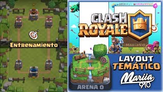 SPEED DRAWING | Layout Clash Royale Thematic - Arena 0 (Training) screenshot 4