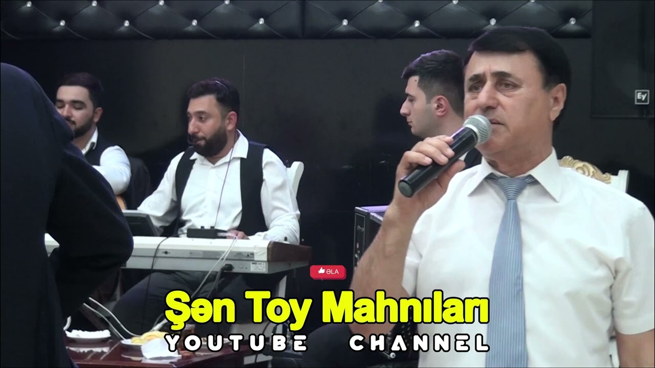 şen popuri toy mahnilari oxuyur Tagı Salahoglu ve Ulduz xanım   gitara Asif Agcabedili   sintez Emil