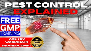 Free Pharma courses online | Pest Control | GMP Training Course | Pharmacy Pharmaceutical Industry