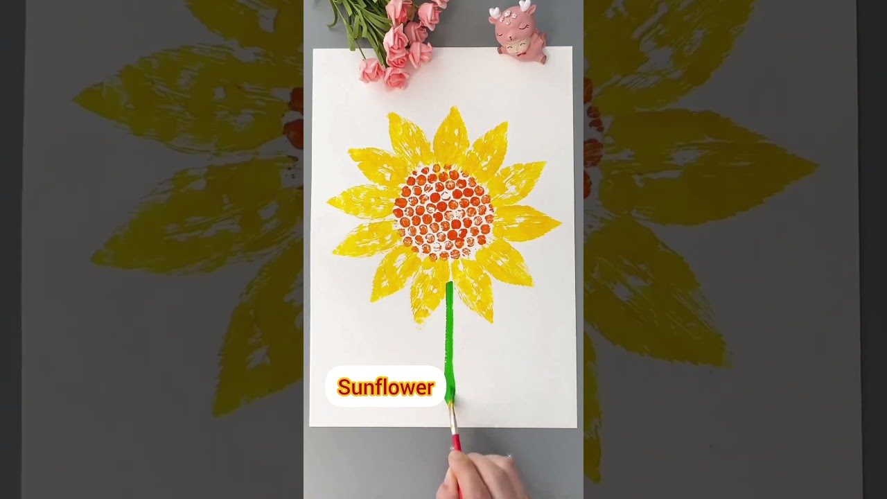 Sunflower-Creative Drawing 