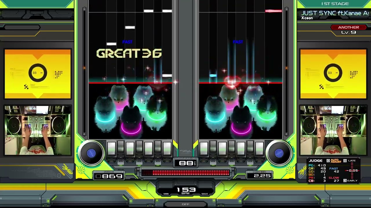 beatmania IIDX】(DPA)JUST SYNC ft.Kanae Asaba / Xceon ハードクリア